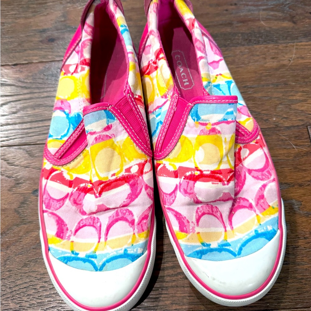 Coach Skate Slip On Sneaker, size 8